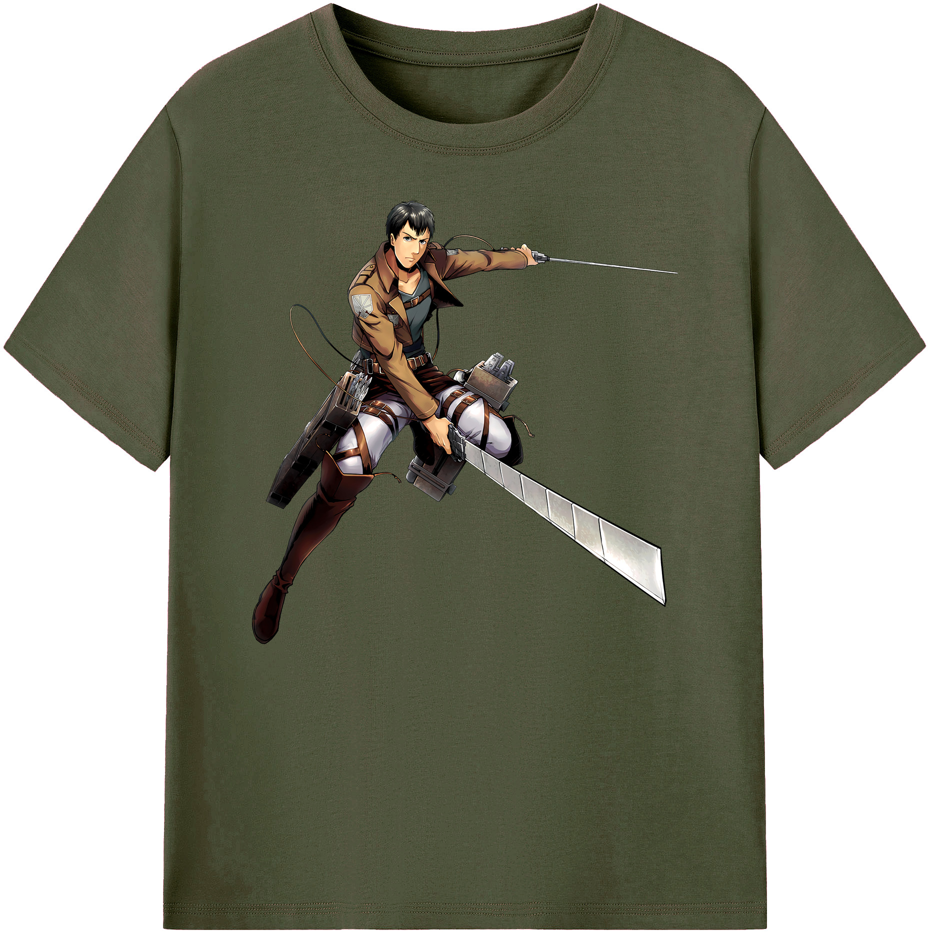（画像用） 進撃の巨人 ベルトルト・フーバー Attack on Titan Bertholdt Hoover 綿100％ メンズ半袖Tシャツ｜肌触りやわらか＆通気性
